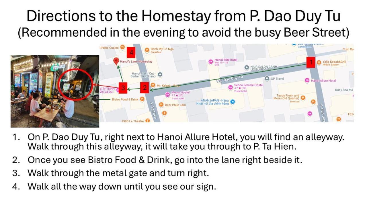 Hanoi'S Lane Homestay Exterior foto